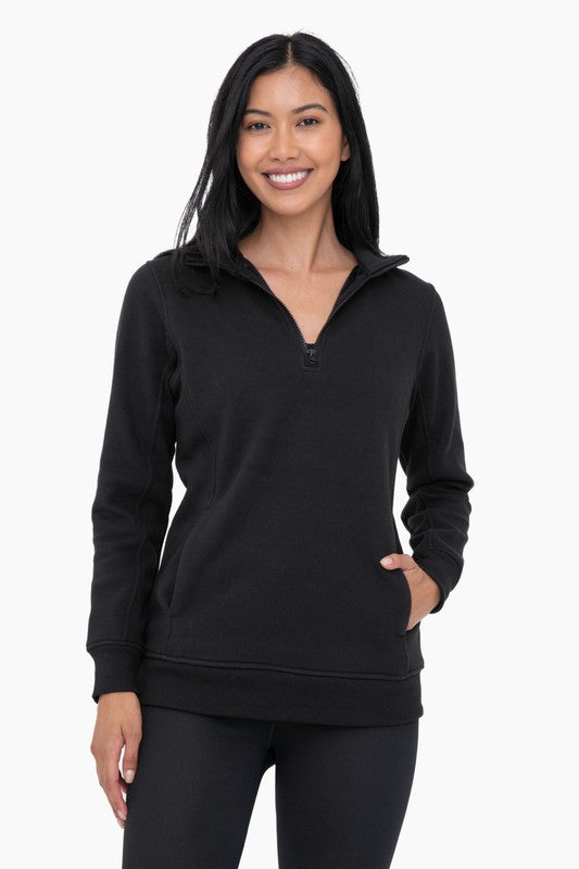 Classic Quarter Zip Sweatshirt